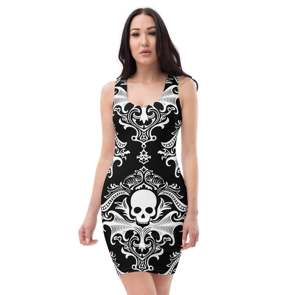 Gothic Victorian Skull Sublimated Dress ...